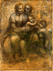 The Virgin and Child with St Anne and St John the Baptist 1500